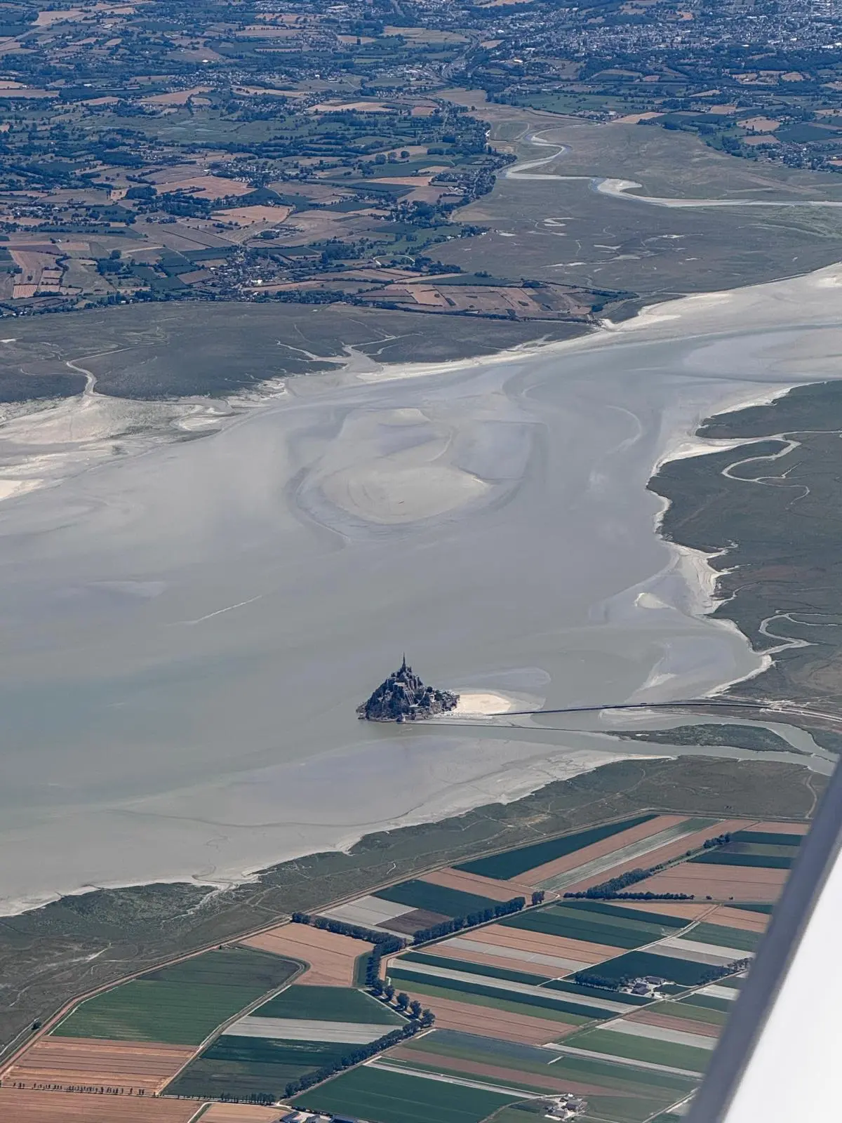 Mont-Saint-Michel from the air